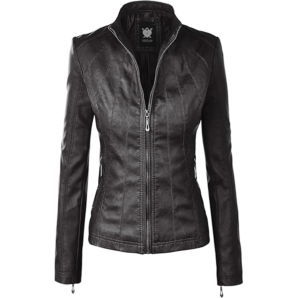 ジャケット・アウター APHRODITEGANG FAUX LEATHER JACKET a076fba6975213195c0304dc9a6d5b