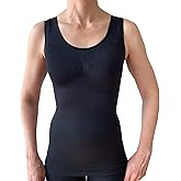 Bioflect® Compression Vest Tank Top - with Bioactive Fibers and Raised Massaging Knit - for Binding, Support and Comfort