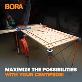 BORA Centipede Folding T-Track Table Top Work Stand 24 x 48 20mm Dog Holes view 3