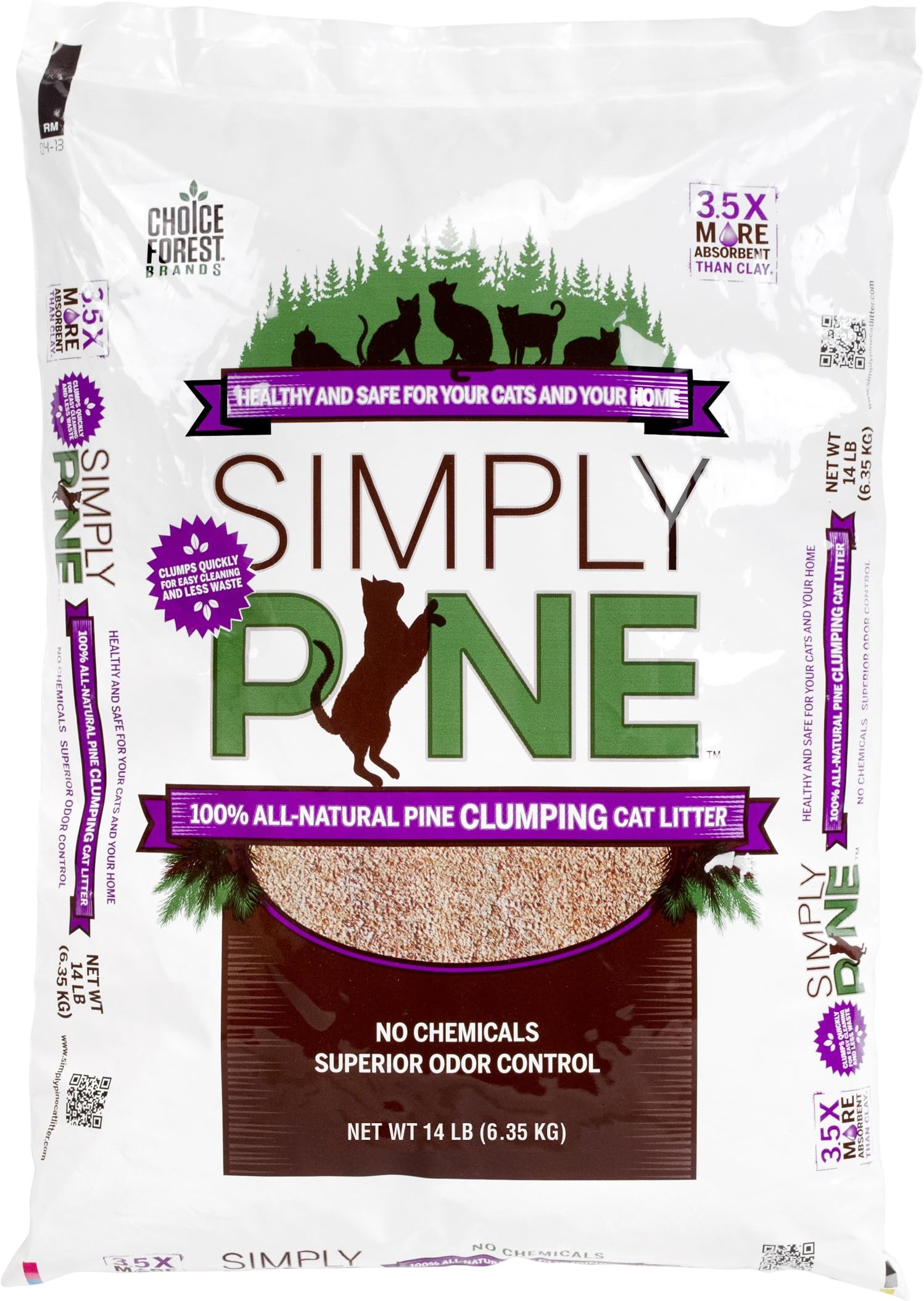 Simply Pine No.14 Clumping Litter
