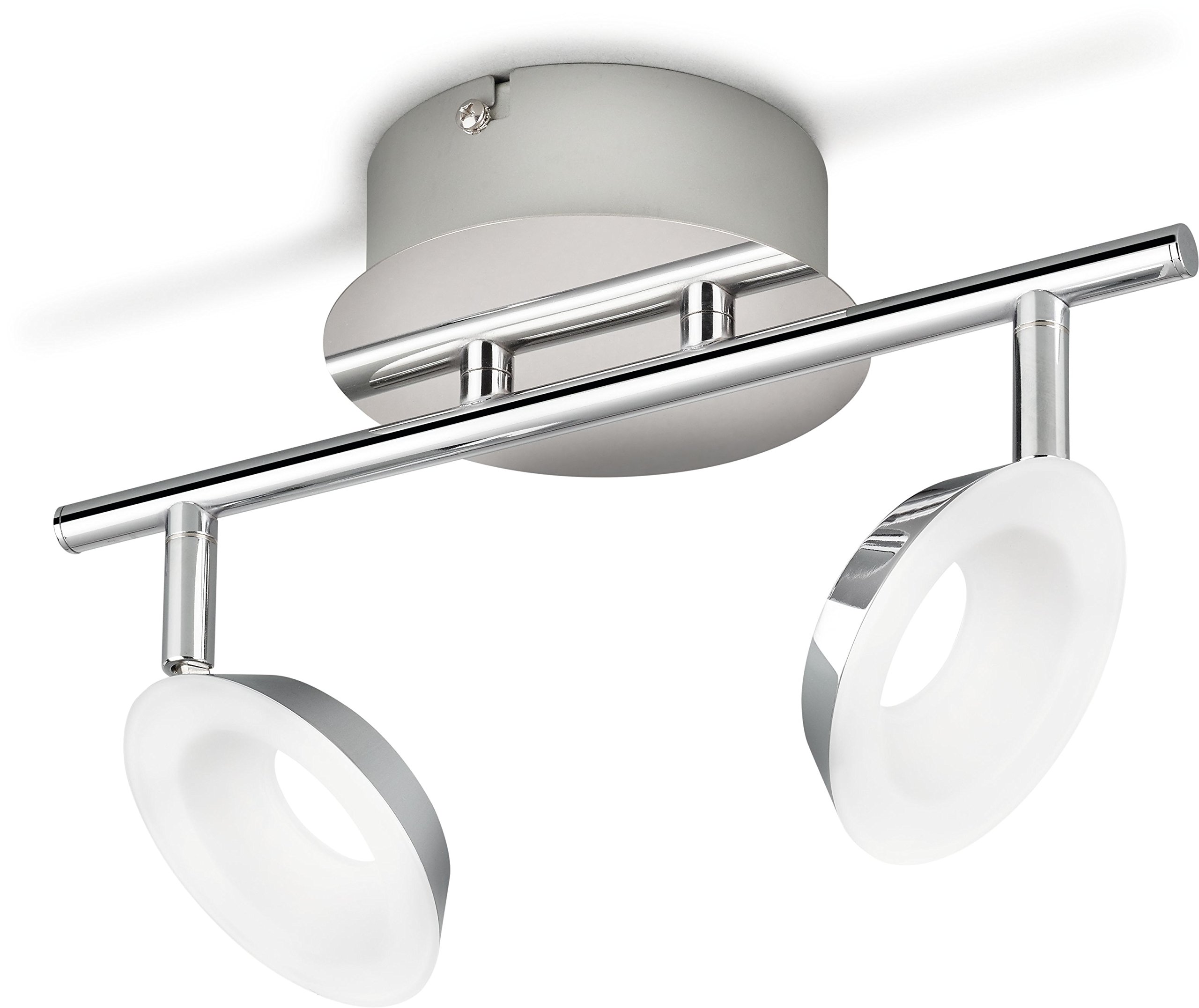 Philips MyLiving Mackinaw Interior Rail Lighting Spot 5 W Chrome – Point of Light (Chrome, Indoor, Rail Lighting Spot, IP20, Metal, Bedroom, Kitchen, Living Room)