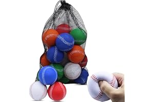 Magicorange Baseball,Foam Baseballs Training Baseballs Unmarked Practice Baseball for Hitting, Soft Toss, Batting, Fielding, Pitching