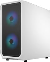 Fractal Design Focus 2 RGB White ATX Case with Tempered Glass Front Mesh view 6