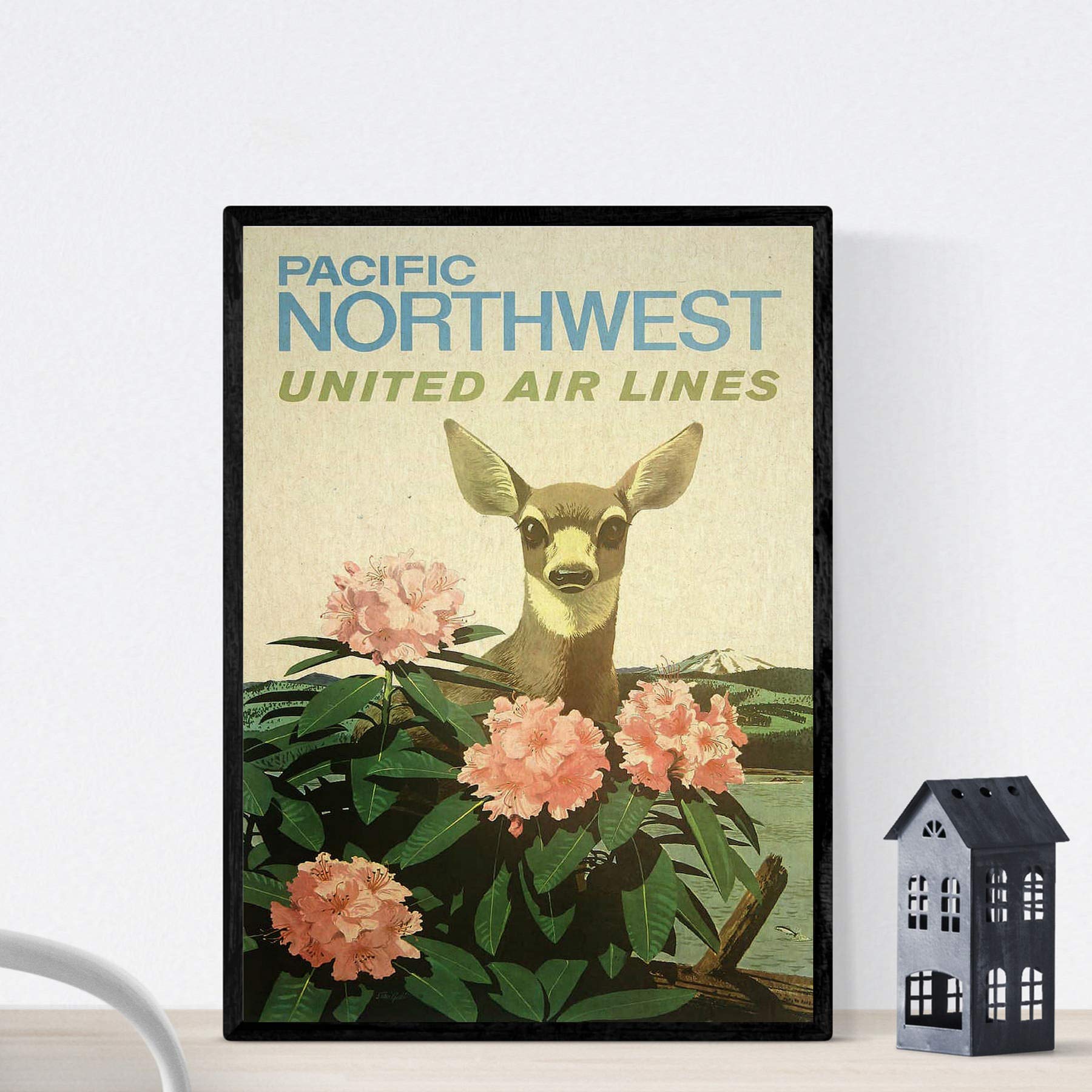 Nacnic Vintage Poster Vintage Poster America. Pacific Northwest. A3 size