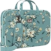 DEHITE Bible Bags for Women — Bible Covers for Women — Floral Black Bible Bag Carrying Case — Messenger Bag