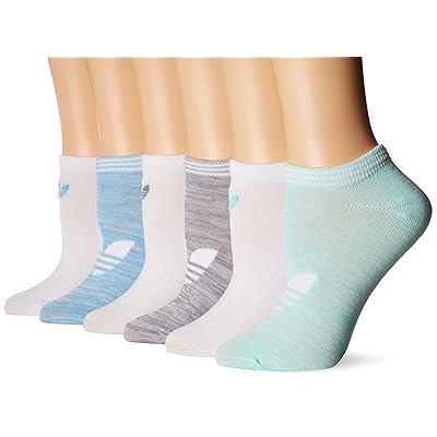 adidas Originals Femmes Originals Trefoil 6-Pack No Show Chaussettes
