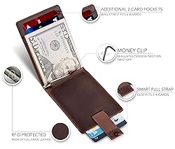 SERMAN BRANDS RFID Blocking Slim Bifold Genuine