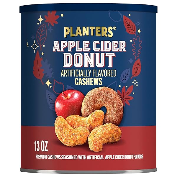 PLANTERS APPLE CIDER DONUT CASHEWS 13OZ