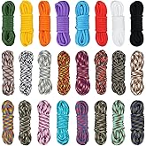 MONOBIN Paracord 550 Combo kit, 24 Colors 10ft Paracord Rope with Instruction, Multifunction Parachute Cord for Making Paracord Bracelets, Lanyard, Dog Collar, Idea for Gift…