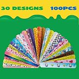JOYIN Slap Bands 100Pcs Colorful Hearts Animal Designs Party Favors view 2