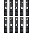 Boat Cover Snap Extender for Boat Canvas,Boat Cover Extensions,Black,Extension Sizes from 2" - Built in Finger Loops,10 Packs