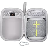 Aproca Case Compatible with Ultimate Ears WONDERBOOM 4/3 Portable Waterproof Bluetooth Speaker, Carrying Storage Bag for Accessories -Grey (Case Only)
