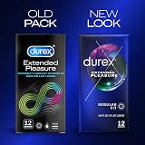 Durex Extended Pleasure Condoms Clear Pack of 12 view 3
