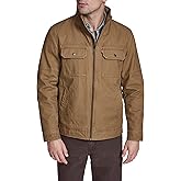 Levi's Men's Washed Cotton Two Pocket Military Jacket (Standard and Big &amp; Tall)