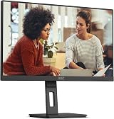AOC Q27E3UMF 27 Inch QHD Monitor VA 75Hz Height Adjust USB Hub Flicker Free view 3