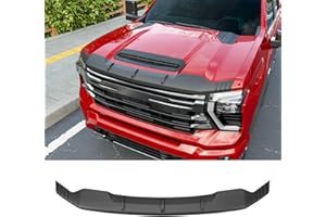 CZmenghe Hood Protector Compatible with 2020-2026 Chevy Silverado 2500HD 3500HD Hood Deflector Upgraded TPE Shield Replacemen