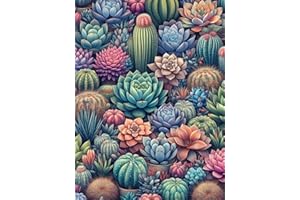 GUMITOON Diamond Art Kits for Adults-Diamond Art Paintings-Succulents Full Drill Diamond Dots Paintings for Beginners, Round 5D Paint with Diamonds Pictures Gem DIY Crafts Kits 12"x16"