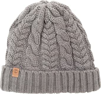 Cable Knit Faux Fur Lined Cuff Beanie 