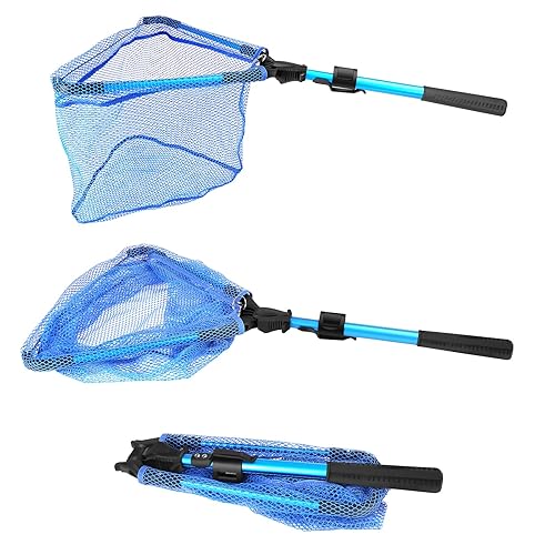 ActionEliters Fishing Net Fish Landing Net, with Telescopic Pole