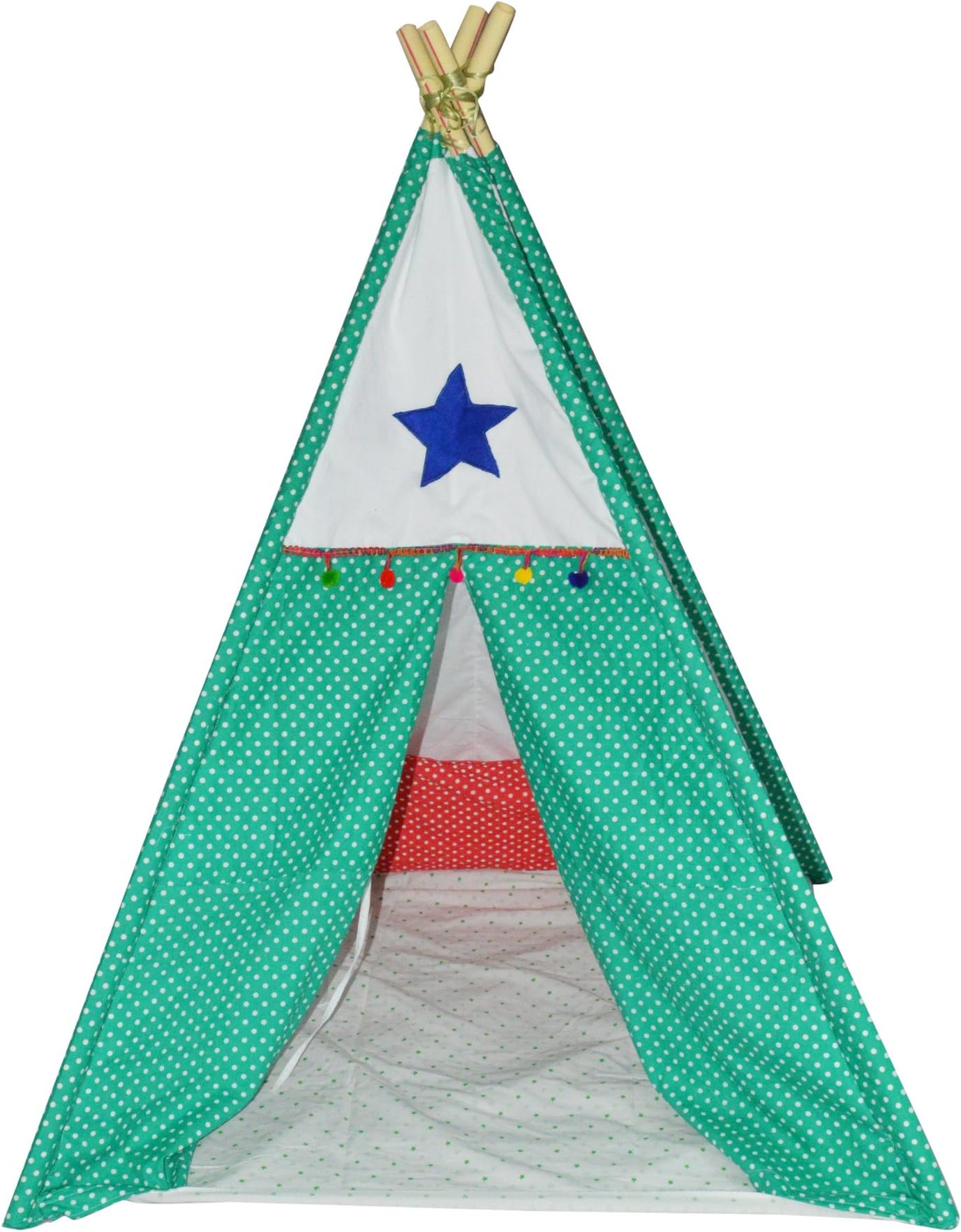 Play Tent House for Kids of Age 2 to 8 Years in Handle Box Packing for Easy Storage Indoor Outdoor Toys for Kids Development Toys Includes Pipes Pipe Locks Tent