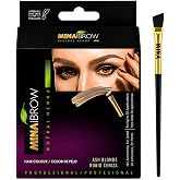 Temporary Professional Henna Hair Tint Kit with Extra Brush, Ash Blonde | Natural Plant Based, No Ammonia, Vegan Formula, 30 Applications, Easy to Apply, Fade-Resistant Color, Professional Quality.