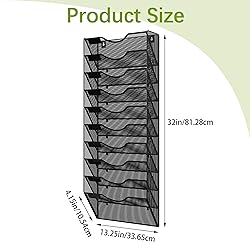 EasyPAG 10 Pocket Mesh Hanging Wall File