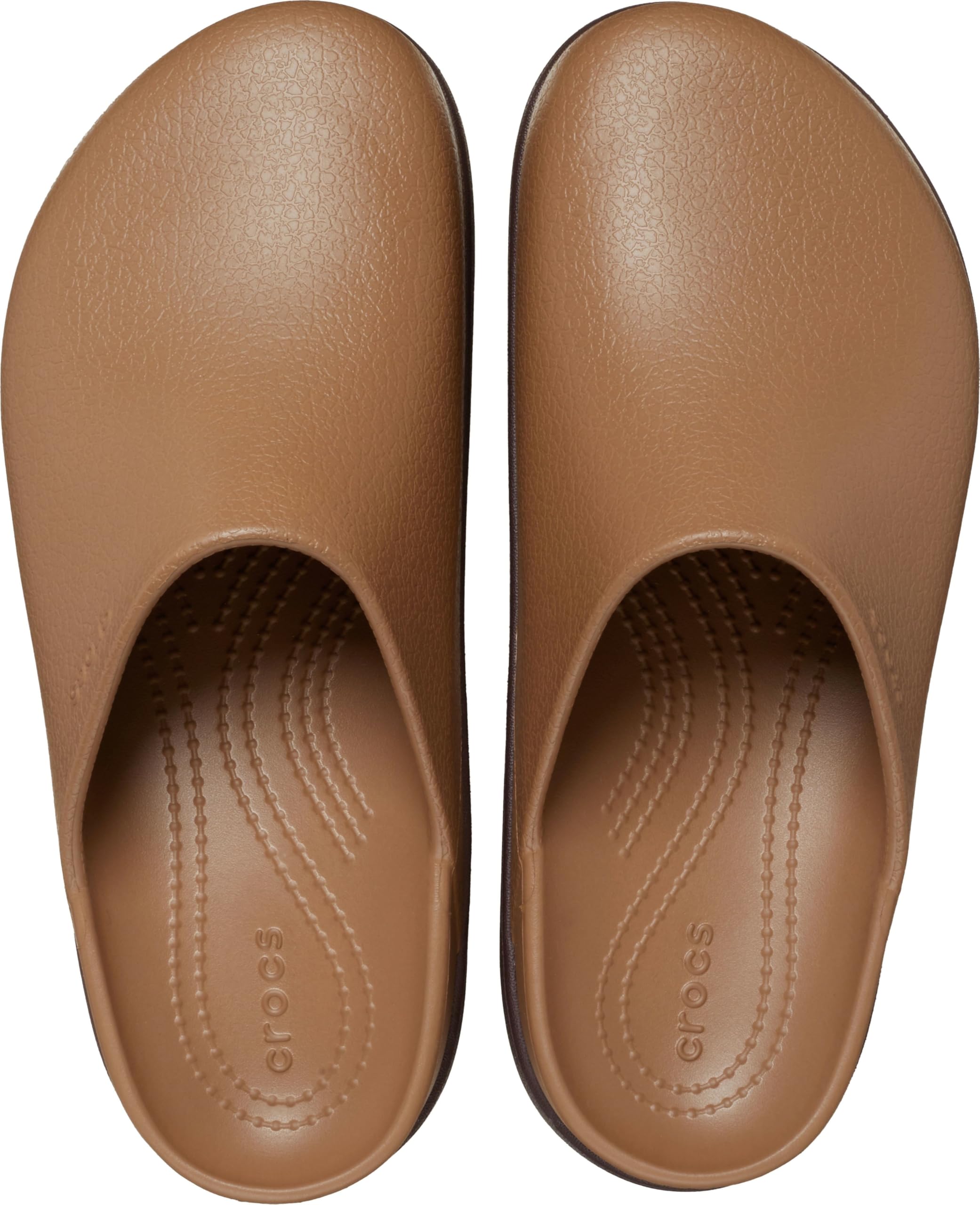 Crocs, Womens, Dylan Platform Clog, Mule Platform Shoes, Sepia, 8, M