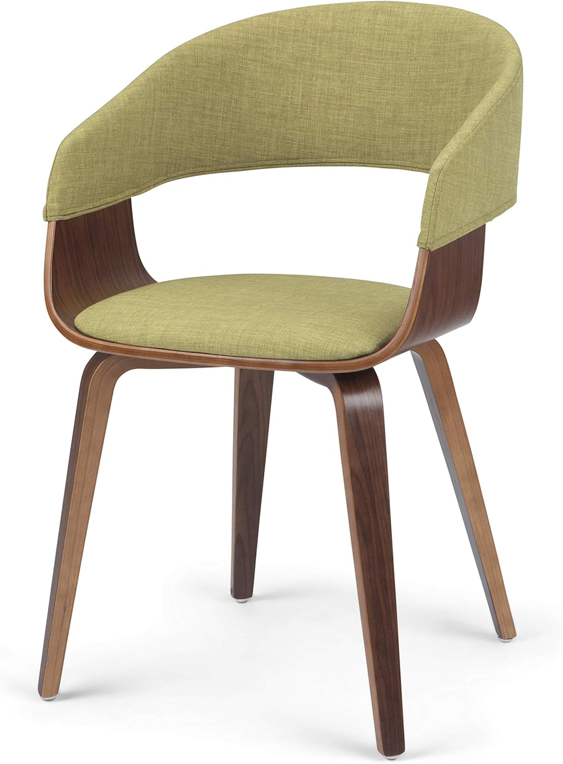 century furniture outdoor furniture on Amazon Com Simplihome Lowell Bentwood Dining Chair Acid Green Linen Look Fabric And Solid Wood Rounded Upholstered For The Dining Room Mid Century Modern Chairs