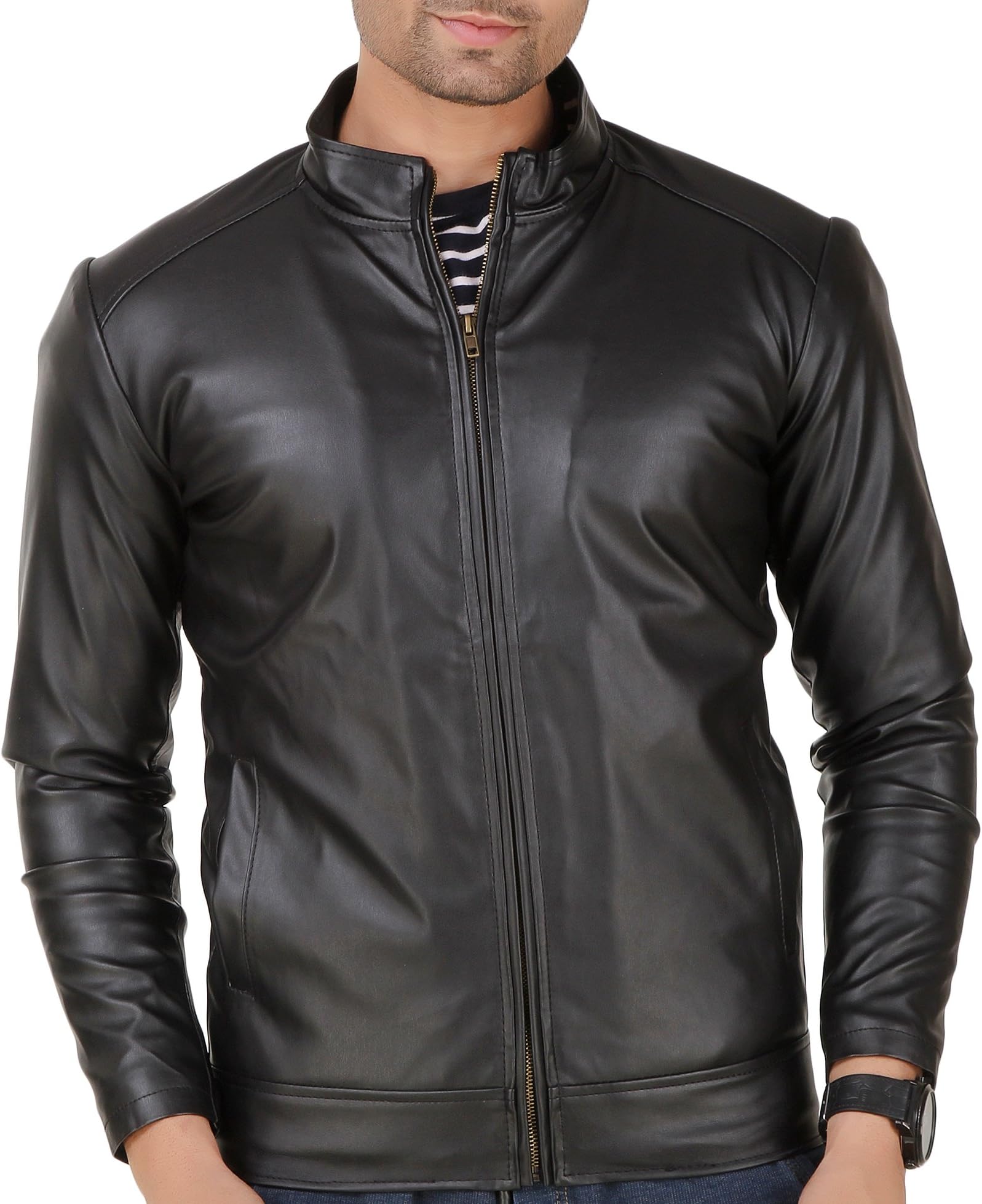 Leather Retail Black Faux Leather Jacket
