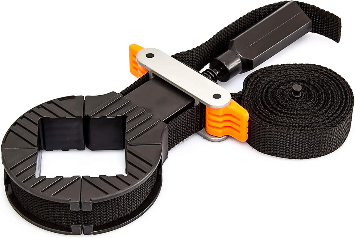 Relaxdays Strap Wrench With 4 Clamping Jaws 4m Nylon Strap Clamp Jaws for Gluing Nailing - Image 5