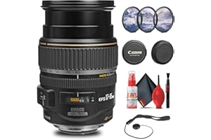 Canon EF-S 17-85mm f/4-5.6 is USM Lens with Filter kit + Cleaning Kit + Cap Keeper (Renewed)