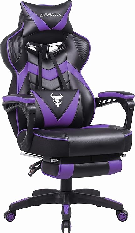 purple home office chair