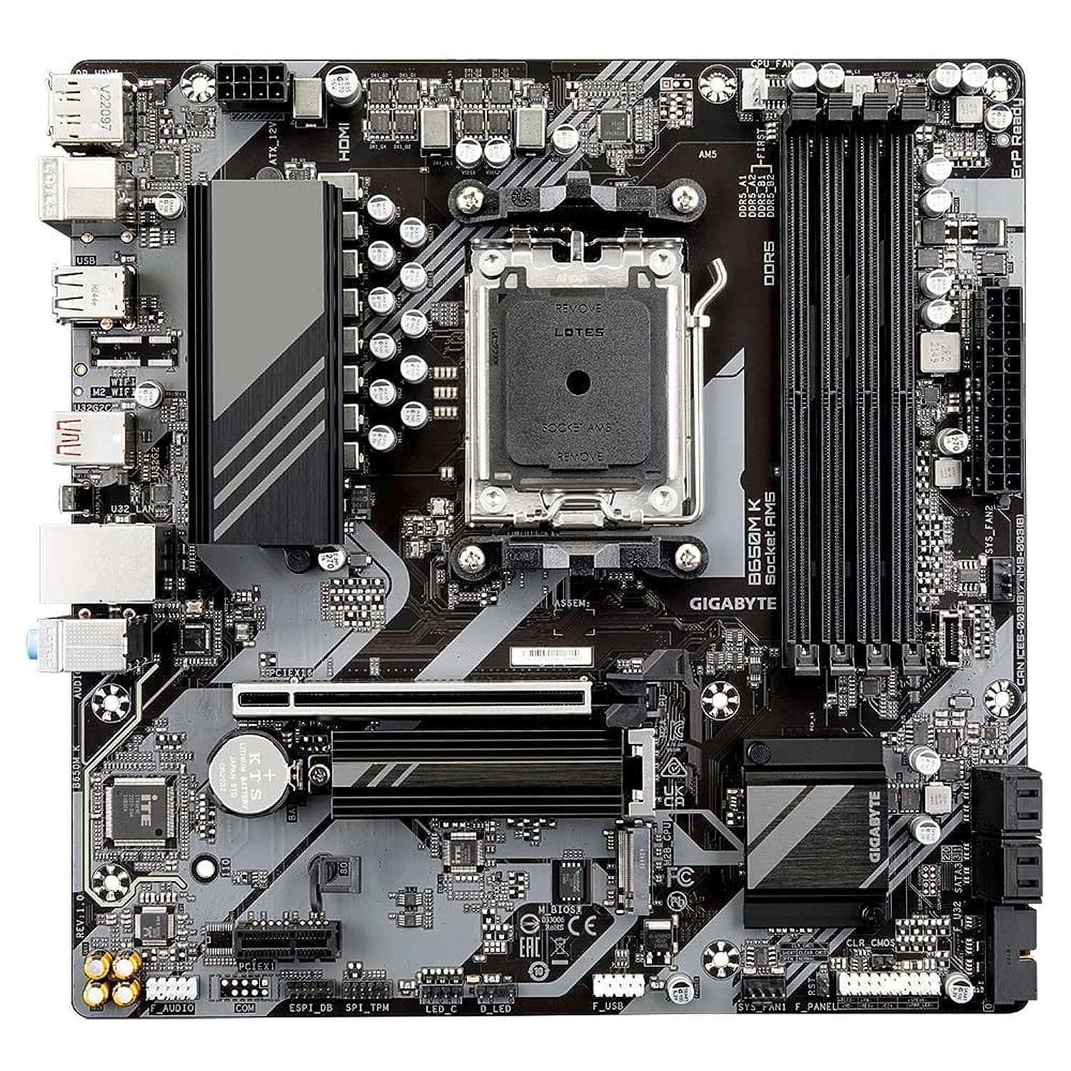 Gigabyte B650M K (Socket AM5/B650/DDR5/S-ATA 6Gb/s/Micro ATX)