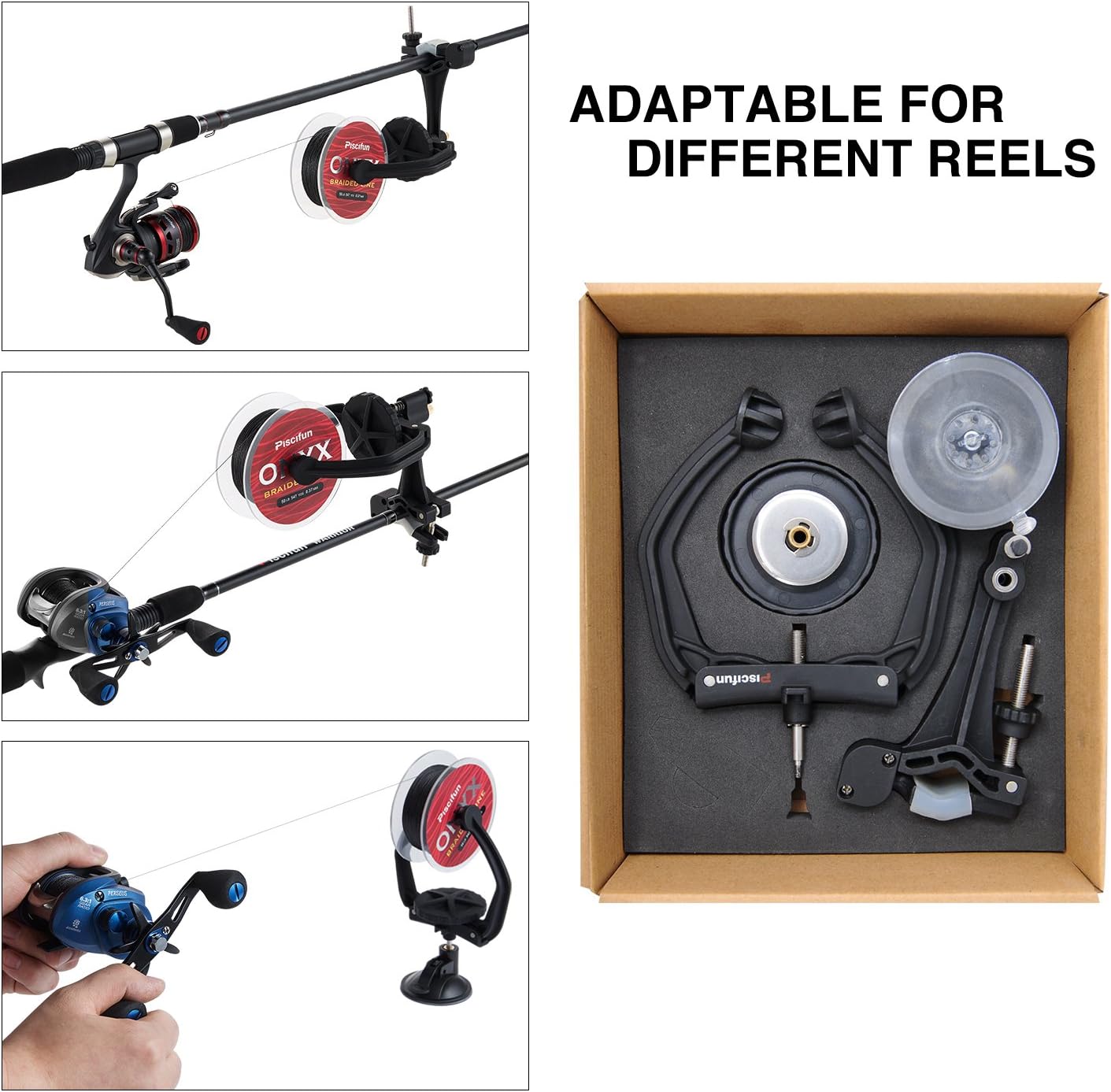 piscifun fishing line winder reel spool spooler system