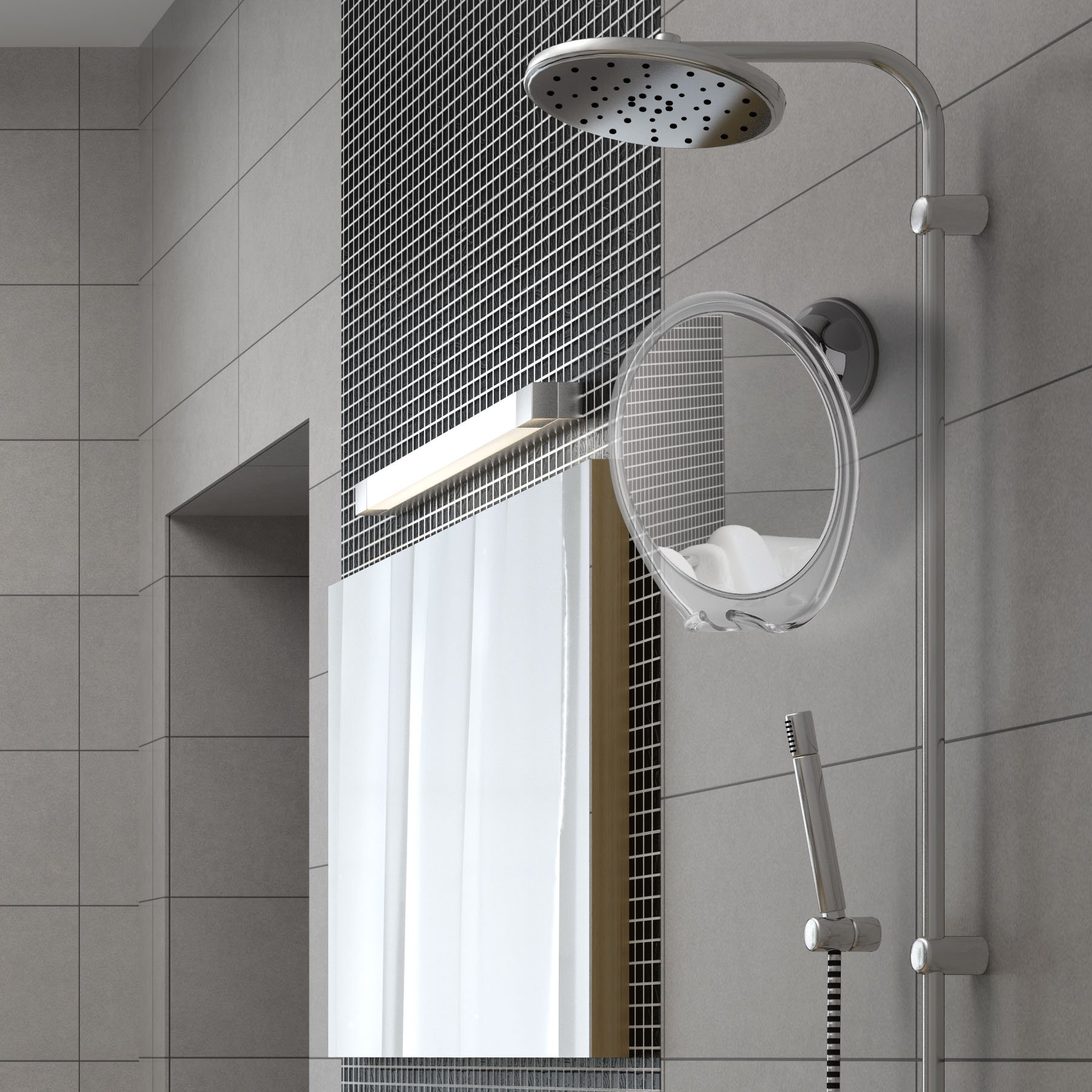 PROBEAUTIFY FOGLESS Shower Mirror for Shaving Strong Suction Cup