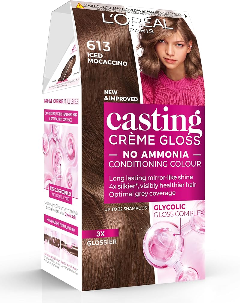 L'Oréal Casting Crème Gloss 613 Iced Moccachino Semi-Permanent Dye