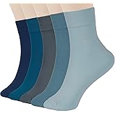 FGZ Women Thin Cotton Socks Soft Cozy Socks Cute Ankle Crew Socks 5 Pairs