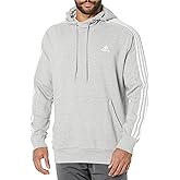 adidas mens Essentials French Terry 3-stripes Hoodie