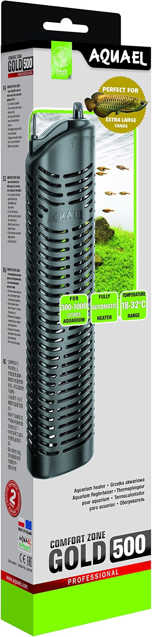 Aquael Comfort Zone Gold 500w 300 1000l Aquarium Amazon Co Uk