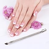 ARMIZ Cuticle Pusher Stainless Steel Dual Head Nail Scraper Gel Remover Tool view 6