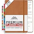 Undated, 2025 Planner, 8.5" x 11" - The #1 Productivity Planner to Achieve Your 2025 Goals - Planner 2025-2026 by PRODUCTIVITY STORE (A4, BROWN)