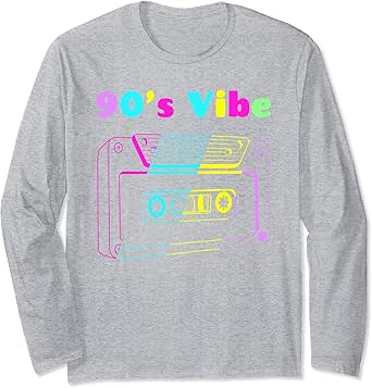 Download Amazon.com: 90's vibe retro cassette Shirt 90s party ...