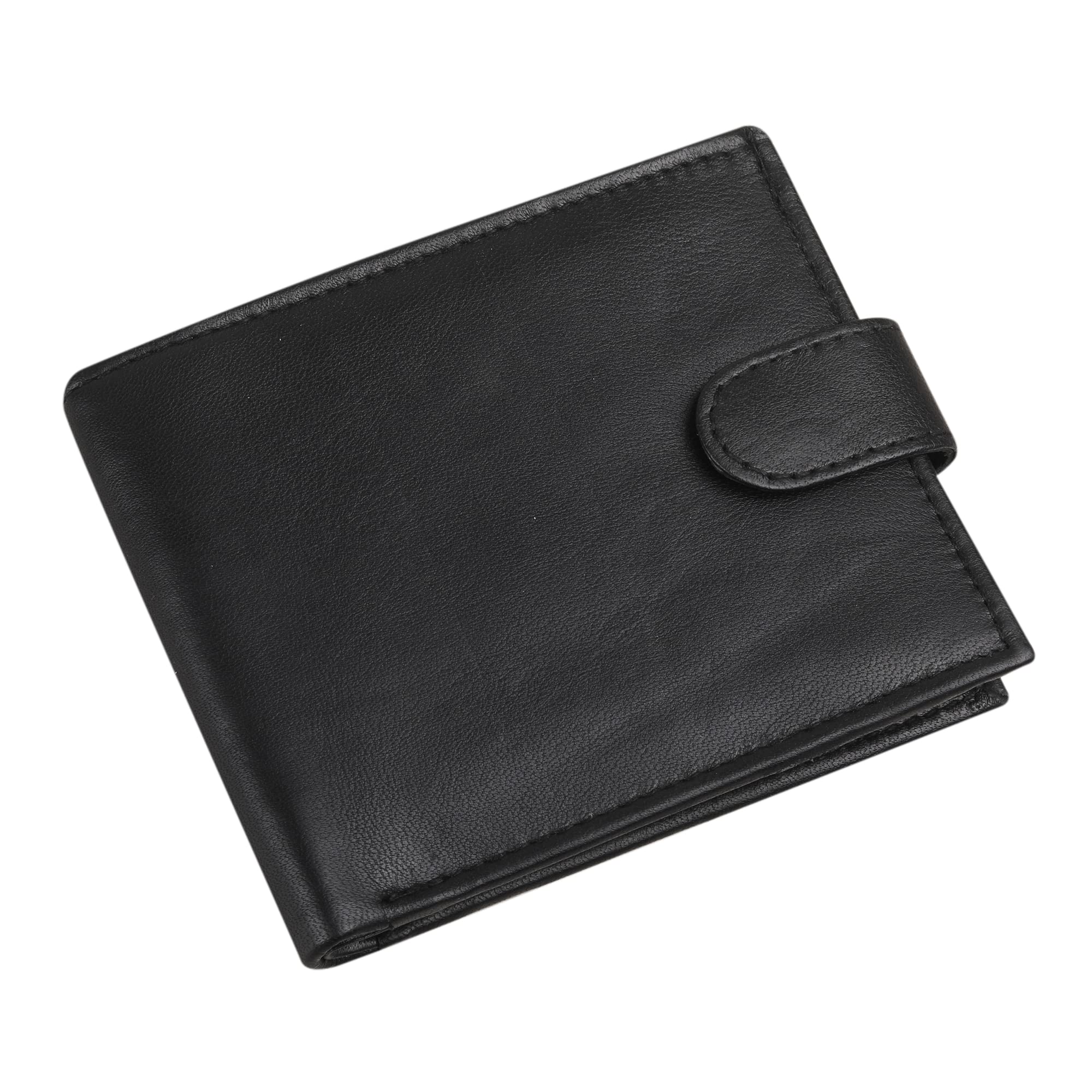 RAS WALLETS Mens RFID Blocking Leather Wallet with Multiple Credit Card Slots and Id Window 64