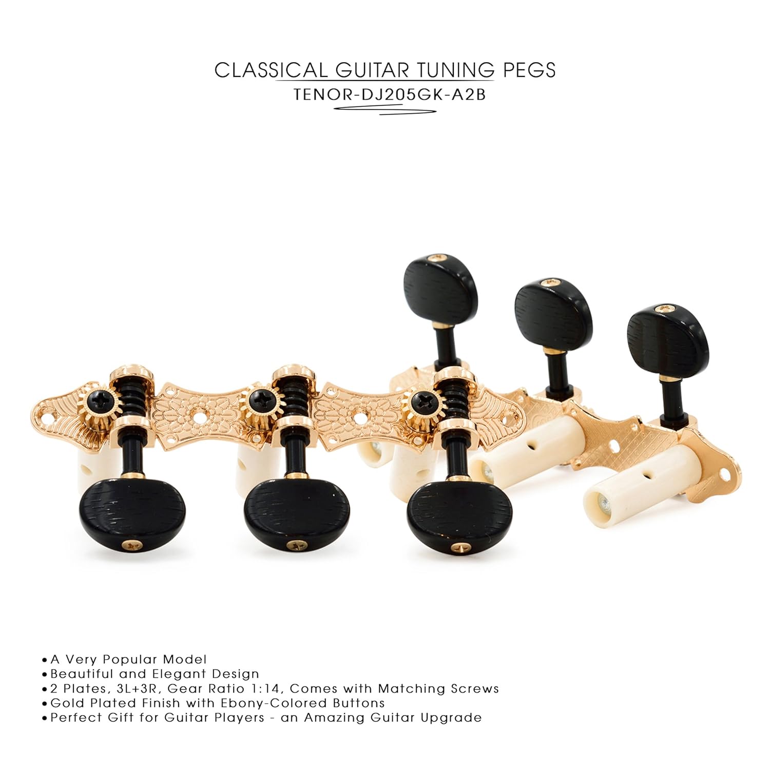 DJ101ABAS TENOR Classical Guitar TunersDragon and Phoenix Professional