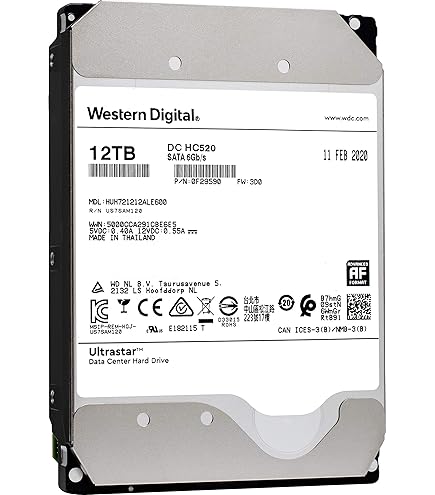 Amazon.com: WD WUS721010ALE6L4 Ultrastar DC HC330 0B42266