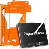 OMOTON PAPERSENSE Paper Screen Protector for iPad 10.2 inch 9/8/7th | Paper Feel Writing, Matte Tempered Glass, Anti-Glare, Compatible with Apple Pencil &amp; Case, Tray install, 2 Pack