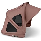 Bugaboo Breezy Sun Canopy with Mosquito Net for Dragonfly Strollers - Dusty Pink