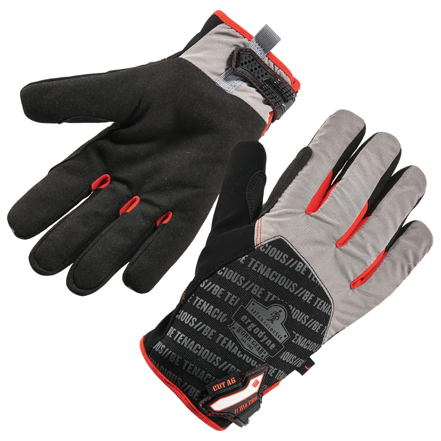 Ergodyne Proflex 814cr6 Cut Resistant Thermal Winter Work Gloves Level A6 Cut Protection Black Small