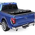 KUIPERAUTO Hard Quad Truck Bed Tonneau Cover Compatible for 2015-2024 2025 Ford F150 F-150 Styleside (Not for Flareside) 5'5" Bed