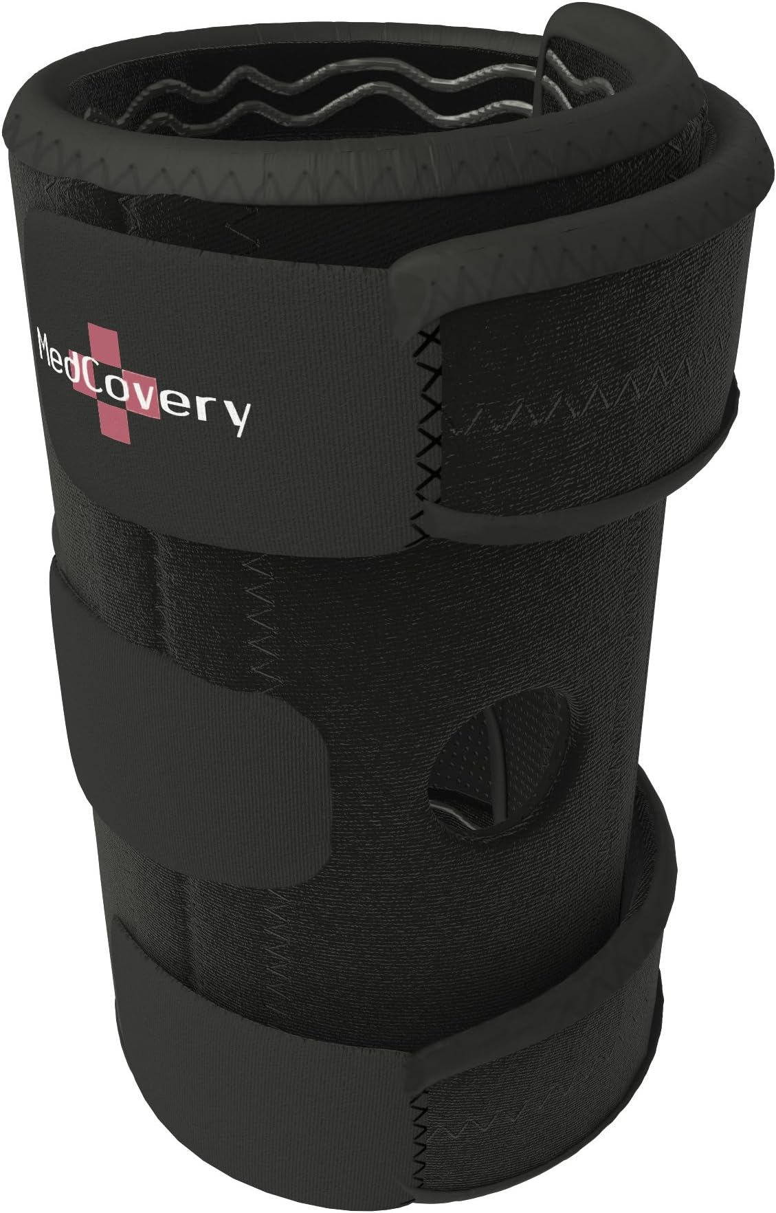 MedCovery Knee Brace Support Compression Sleeve Meniscus Tear Arthritis and ACL | Adjustable Stabilizer Patella Protector Sport Running Injury Pain Relief